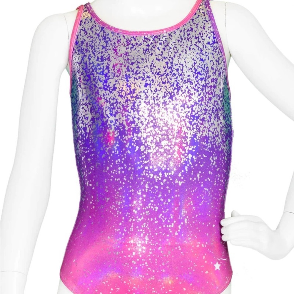 Destira Infinite Shine Amethyst Gymnastics Leotard CL